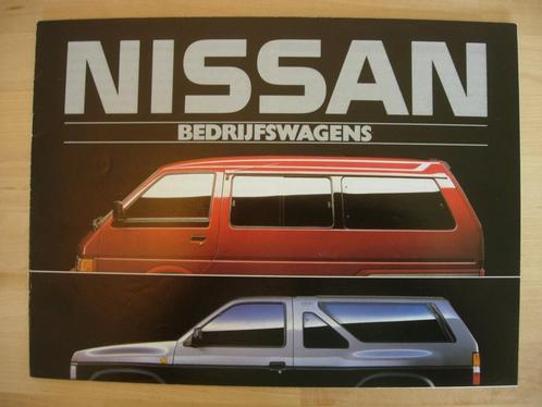 Nissan Patrol Terrano King Cab Urvan Vanette Brochure 1987, Boeken, Auto's | Folders en Tijdschriften, Zo goed als nieuw, Nissan