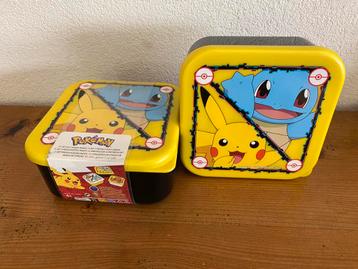 Pokemon opbergdoosjes - snackdoosjes beschikbaar voor biedingen