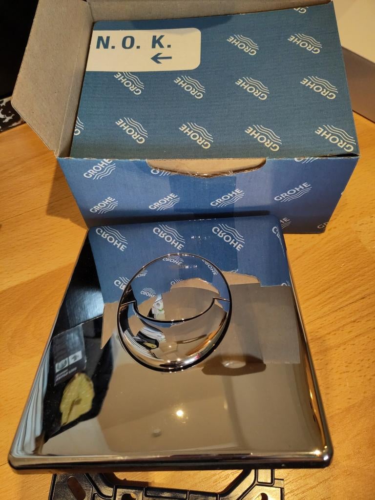 Grohe WC Drukker - Nieuw in doos, Ophalen of Verzenden, Gebruikt, Chroom, Toilet