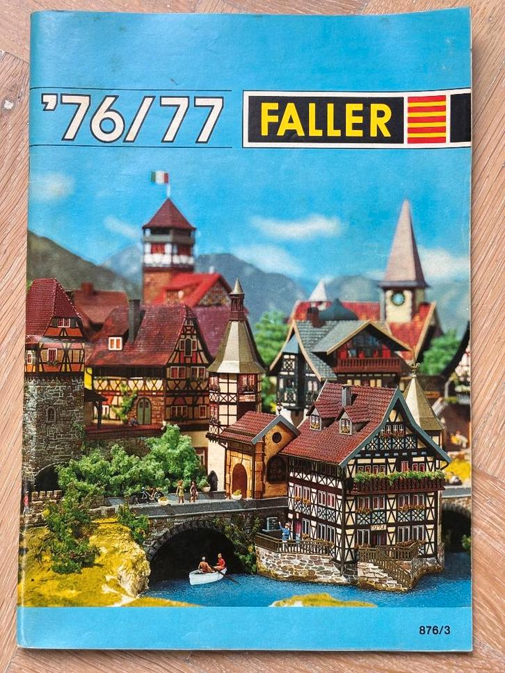 Faller catalogus 1976, Hobby en Vrije tijd, Modeltreinen | H0, Zo goed als nieuw, Boek, Tijdschrift of Catalogus, Gelijkstroom of Wisselstroom