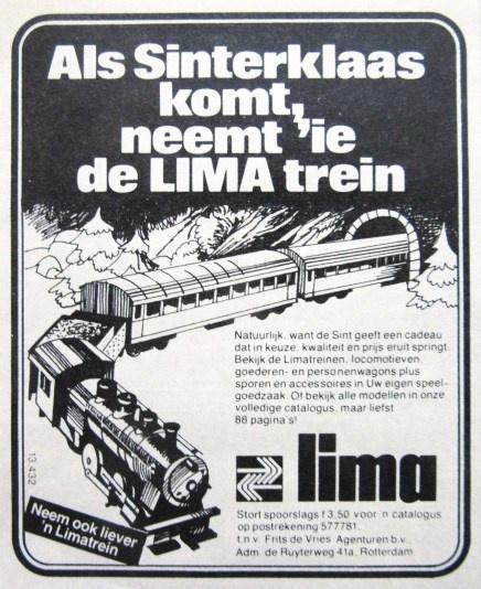 7 vintage advertenties speelgoed 1962-76 Lima trein Barbie, Verzamelen, Merken en Reclamevoorwerpen, Gebruikt, Overige typen, Verzenden