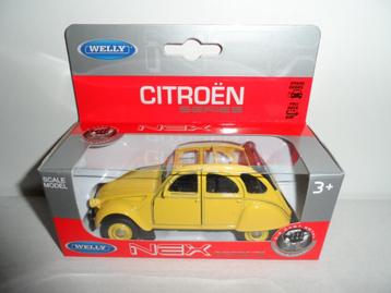 Welly - Citroën 2CV Convertible - 1:36 beschikbaar voor biedingen