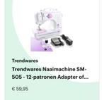 Trendwares naaimachine om mee te oefenen voor kinderen, Hobby en Vrije tijd, Naaimachines en Toebehoren, Ophalen of Verzenden