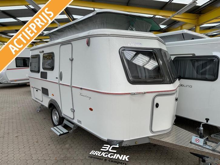 Eriba Touring 530, Caravans en Kamperen, Caravans, tot en met 3, Standaardzit, Eriba, Dwarsbed, Overige typen, 4 tot 5 meter, Gascomfoor