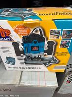 Nieuwe bovenfrees met set frezen, Doe-het-zelf en Verbouw, Gereedschap | Freesmachines, Topkraft, Nieuw, Ophalen of Verzenden