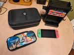 Nintendo Switch, compleet met extra's, Spelcomputers en Games, Ophalen of Verzenden, Zo goed als nieuw, Met 2 controllers, Switch Original