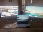 2x HP Monitor + Docking Station - Verstelbaar, Computers en Software, Monitoren, Ophalen, Gebruikt, In hoogte verstelbaar, DisplayPort