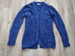 Mooi kobaltblauw fluffy vest van 9th Avenue, maat S. Blauw., Blauw, Onb, Ophalen of Verzenden, Onb