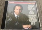 BRAHMS - SYMPHONY 3 -JESSYE NORMAN - RICCARDO MUTI, Cd's en Dvd's, Ophalen of Verzenden, Romantiek, Zo goed als nieuw, Orkest of Ballet