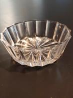 Vintage glazen schaaltje – retro bonbonschaaltje / notenscha, Gebruikt, Schaal, Rond, Ophalen of Verzenden
