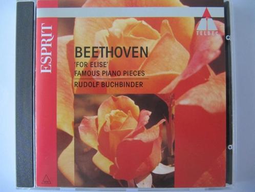 Beethoven - Famous Piano Pieces - Rudolf Buchbinder, Cd's en Dvd's, Cd's | Klassiek, Zo goed als nieuw, Kamermuziek, Classicisme