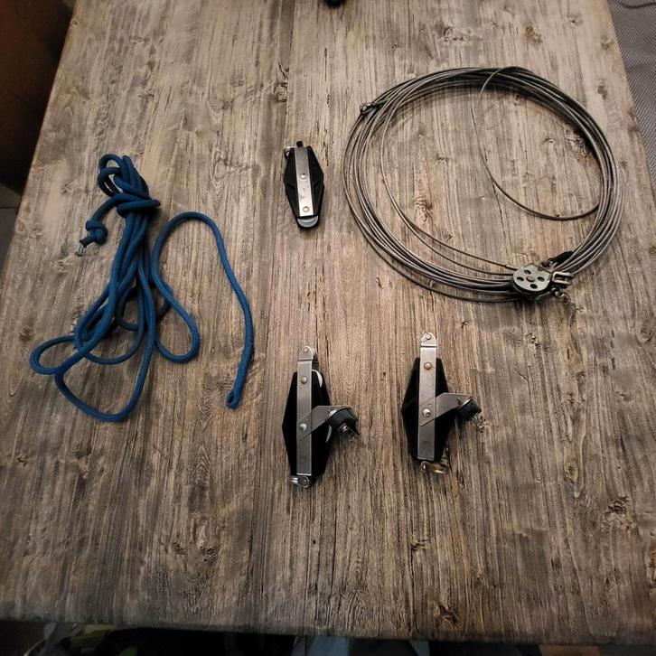 Vioolblokken, Watersport en Boten, Zeilen en Zeiltoebehoren, Gebruikt, Toebehoren, 30 tot 60 m², 6 meter of meer, Ophalen of Verzenden