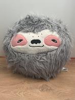 Hunkemöller kussen luiaard details grijs Ø 40 cm, Kinderen en Baby's, Speelgoed | Knuffels en Pluche, Ophalen of Verzenden, Gebruikt