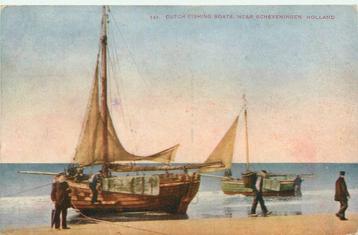 (388-165-045) Scheveningen Dutch Fishing Boats beschikbaar voor biedingen