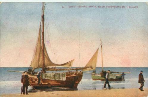 (388-165-045) Scheveningen Dutch Fishing Boats, Verzamelen, Ansichtkaarten | Nederland, Zuid-Holland, Verzenden