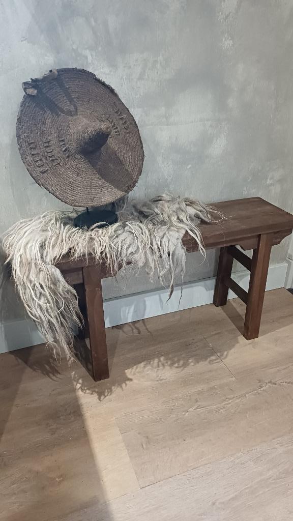 Bankje 80cm landelijk/sober, Huis en Inrichting, Woonaccessoires | Overige, Nieuw, Ophalen