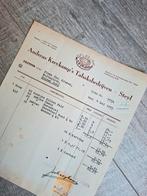 KREYKAMP TABAK  - STEYL - Nota  1953, Postzegels en Munten, Ophalen of Verzenden, Overige typen