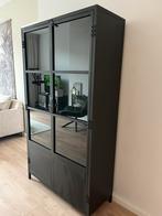 Stalen zwarte kast, Ophalen, 50 tot 100 cm, Zo goed als nieuw, 150 tot 200 cm