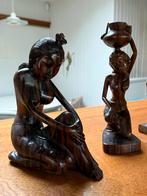 Handgemaakte Balinese houten beelden - prachtige set, Ophalen