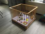 Nette blankhouten box incl box kleed.verstelbaar in hoogte, Ophalen, Gebruikt