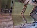 Stoelen groen, Huis en Inrichting, Stoelen, Ophalen, Zo goed als nieuw, Overige kleuren, Twee