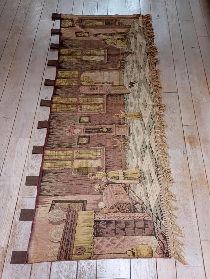 Antiek Wandkleed - 170 x 65 cm, Huis en Inrichting, Stoffering | Tapijten en Kleden, Gebruikt, 50 tot 100 cm, 150 tot 200 cm, Rechthoekig