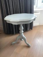 Brocante Bijzettafel - Charmant & Uniek!, Huis en Inrichting, Minder dan 55 cm, Gebruikt, Overige vormen, Hout