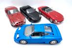 4x 1:18 – Bugatti / Jaguar / Porsche / Ferrari, Hobby en Vrije tijd, Modelauto's | 1:18, Gebruikt, Auto, Verzenden, .