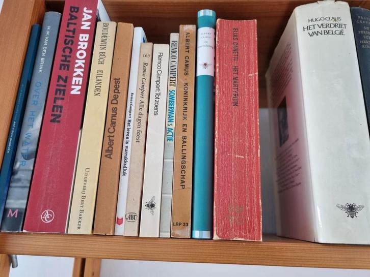 Doos boeken (nr2), 75 stuks, vnl Nederlandse literatuur, Boeken, Partijen en Verzamelingen, Zo goed als nieuw, Ophalen