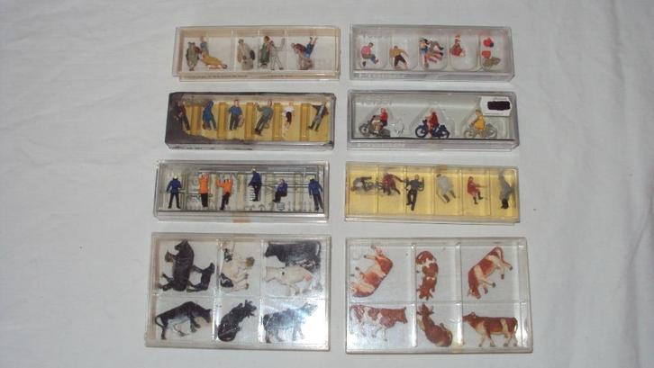 Baan figuren HO 1-87 preiser .v marklin Fleischmann, Hobby en Vrije tijd, Modeltreinen | H0, Zo goed als nieuw, Overige typen