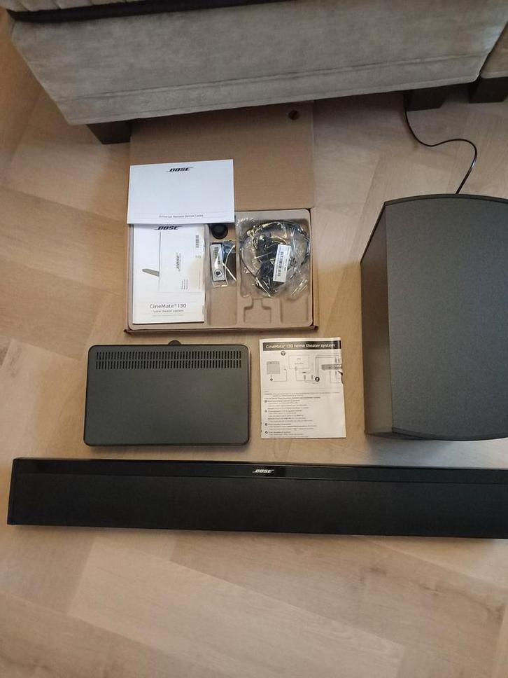 Bose CineMate 130 Home Cinema Systeem, Audio, Tv en Foto, Home Cinema-sets, Gebruikt, Overige spelers, Soundbar, 40 tot 70 watt