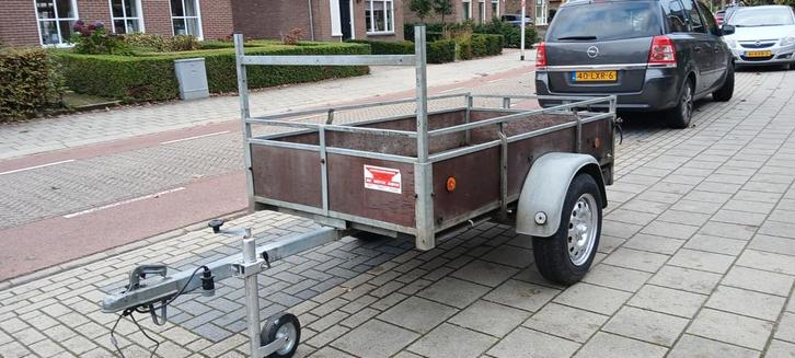 Zgoh enkelasser, aanhanger, aanhangwagen, Auto diversen, Aanhangers en Bagagewagens, Gebruikt, Ophalen