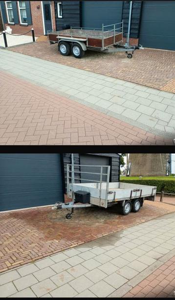 Te koop  2700 kilo bakwagen of plateauaanhanwagen  beschikbaar voor biedingen