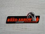sticker new RED ARROW DUNLOP supertyres, Ophalen of Verzenden, Zo goed als nieuw, Bedrijf of Vereniging