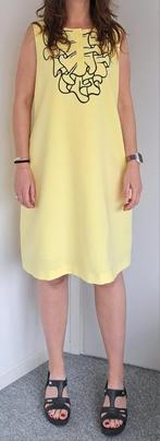 Boutique Moschino gele jurk / Tuniek maat XL  I 48 / D 44, Geel, Maat 46/48 (XL) of groter, Ophalen of Verzenden, Zo goed als nieuw
