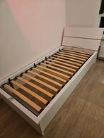 Bed opbergruimte met lattenbodem, Huis en Inrichting, Slaapkamer | Bedden, Ophalen, Overige materialen, Gebruikt, 90 cm