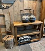 Mooie teak wandkast met kruis zijkant, Ophalen, -, -, Teakhout