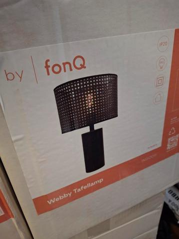 Fonq weber zwarte tafellamp  nieuw in doos beschikbaar voor biedingen
