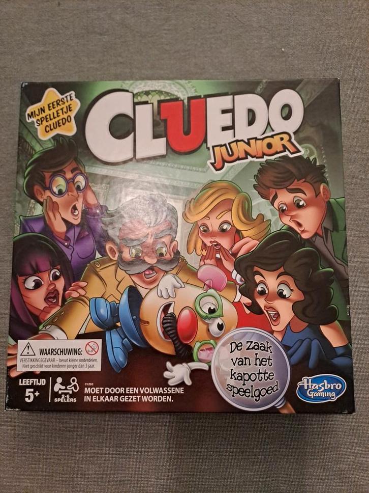 Cluedo Junior - De Zaak van het Kapotte Speelgoed, Hobby en Vrije tijd, Gezelschapsspellen | Bordspellen, Nieuw, Drie of vier spelers