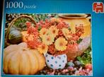 Jumbo legpuzzel,  fruit en flowers. 1000 stukjes, Ophalen of Verzenden, 500 t/m 1500 stukjes, Zo goed als nieuw, Legpuzzel