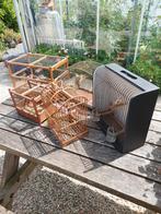 Vintage vogelkooitjes te koop, Dieren en Toebehoren, Vogels | Hokken en Kooien, Ophalen, Gebruikt, Hout, Vogelkooi