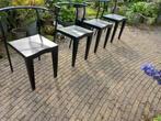 Vier Dr glob starck kartell  stoelen, Huis en Inrichting, Ophalen, Vo, Gebruikt, Wit