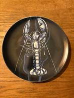 Heinen Delfts Blauw wandbord kreeft, Ophalen, Zo goed als nieuw