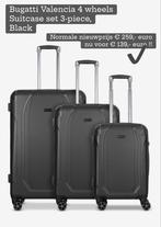 Nieuwe Set Bugatti Valencia Koffers 3-delige Nieuw, Hard kunststof, 45 tot 55 cm, Ophalen of Verzenden, 70 cm of meer