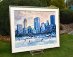 Frans Manders, skyline New York Central Park in de Winter., Antiek en Kunst, Ophalen