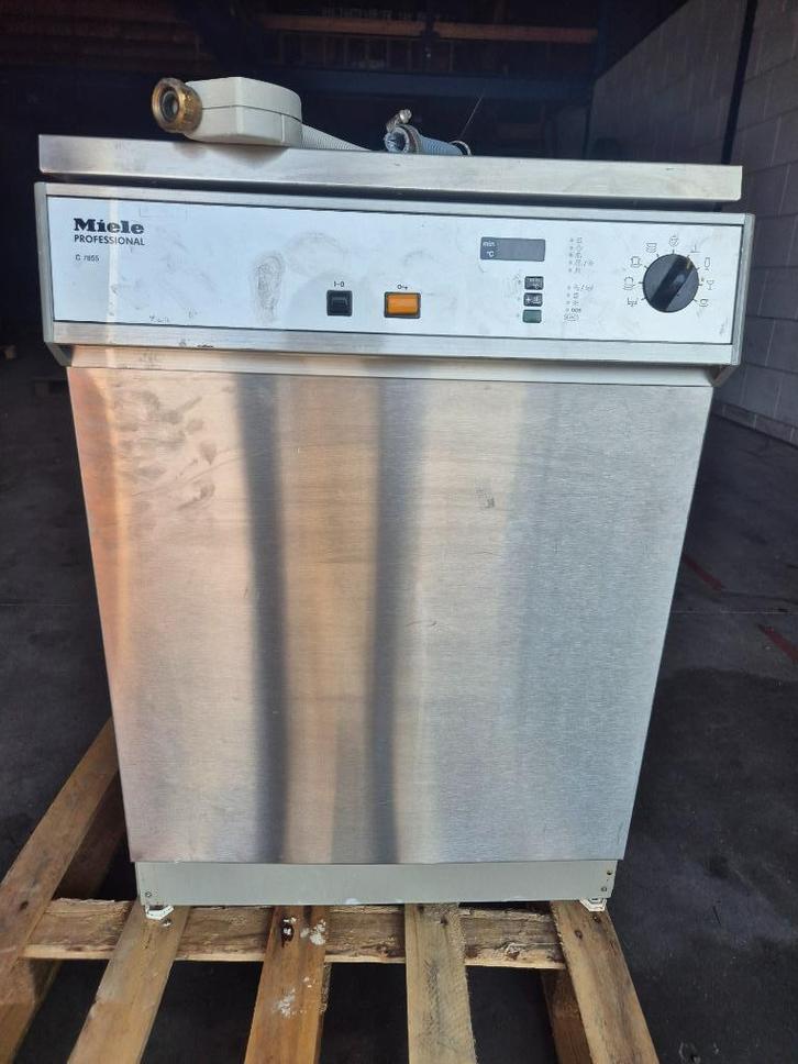 Miele G7855 RVS professionele vaatwasser vaatwasmachine 703, Witgoed en Apparatuur, Vaatwasmachines, Gebruikt, Vrijstaand, Ophalen