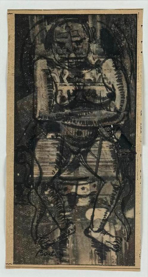 De Wallen - Armand Bouten - Pentekening, Antiek en Kunst, Kunst | Schilderijen | Modern, Ophalen