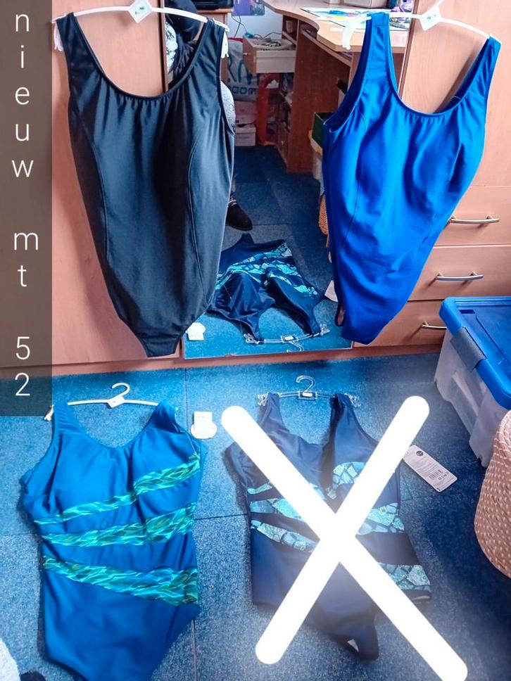 prothese badpak mt 52, Kleding | Dames, Badmode en Zwemkleding, Nieuw, Badpak, Zwart, Ophalen of Verzenden