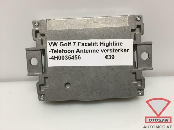 vw golf 7 facelift telefoon antenne versterker 4h0035456, Auto-onderdelen, Elektronica en Kabels, Volkswagen, Gebruikt, Ophalen of Verzenden