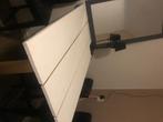 Bar tafel met 4 krukken zwart, 50 tot 100 cm, Gebruikt, Rechthoekig, Overige houtsoorten